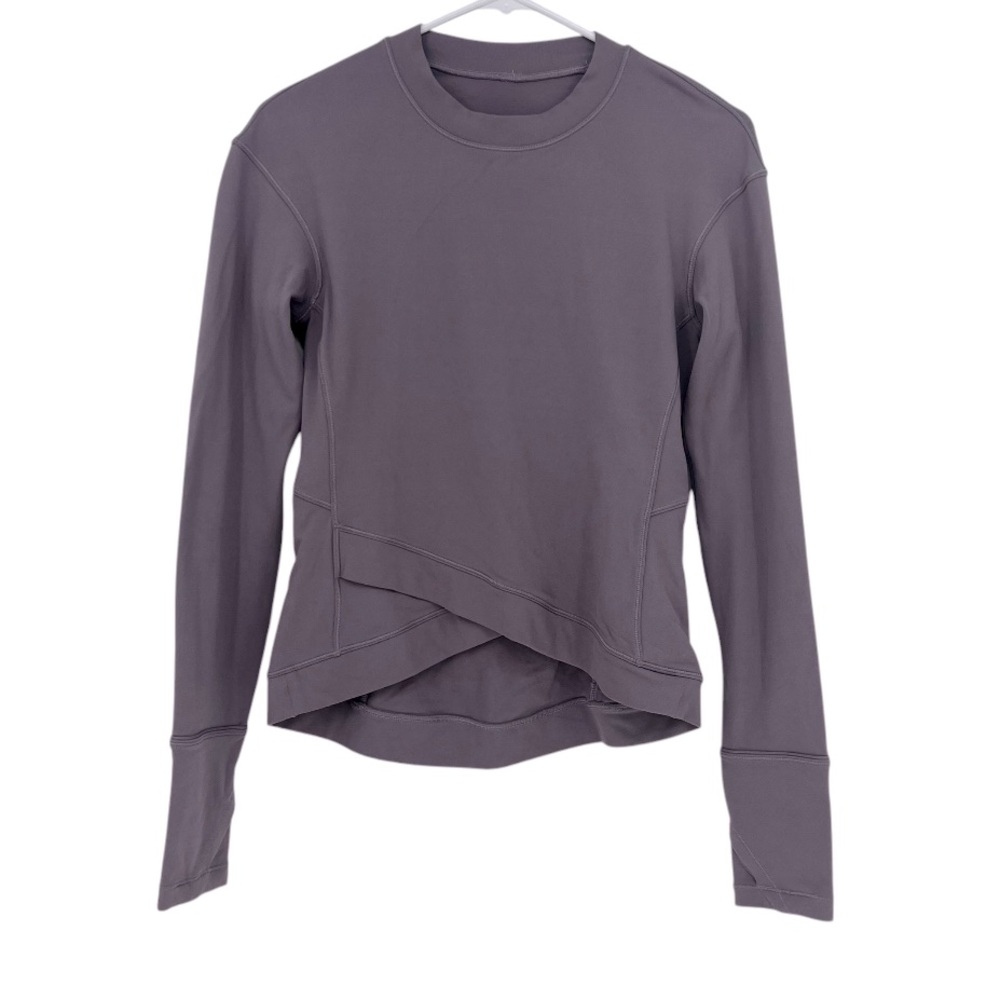 Lululemon‎ Close to Crossing Long Sleeve Running Shirt Size 4